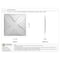 Ekena Millwork Austin EnduraWall Decorative 3D Wall Panel, White, 11 7/8"W x 11 7/8"H WP12X12AUWH - alternate 4